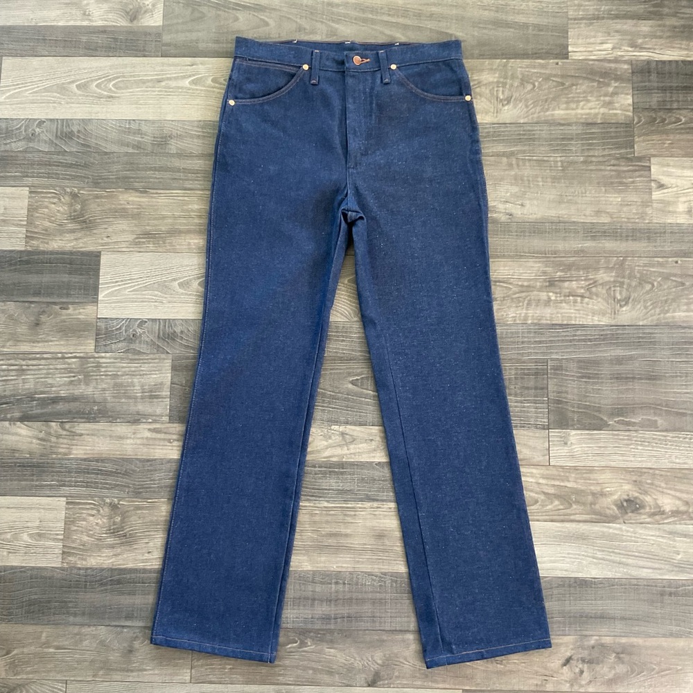 33x32 NWOT Wrangler 936 Cowboy Cut Slim Fit Jeans Men's Blue Raw Rigid 0936DNI